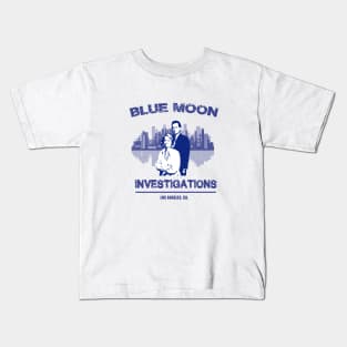 blue moon investigations Kids T-Shirt